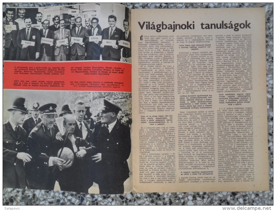 LABDARÚGÁS VB SZÁM MAGYARORSZÁG-BRAZÍLIA 3:1, 1966 - Livres