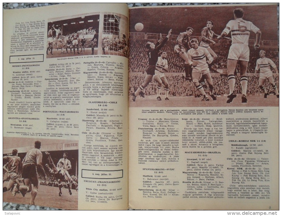 LABDARÚGÁS VB SZÁM MAGYARORSZÁG-BRAZÍLIA 3:1, 1966 - Books