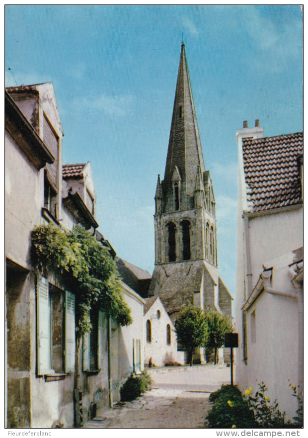 LIMAY (78) CPM -  L´église Saint AUBIN, Clocher Roman - Limay