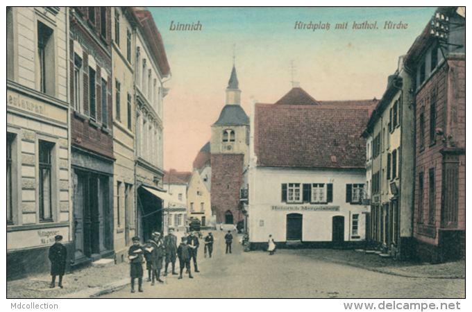 DE LINNICH / Kirchplatz Mit Kathol. Kirche / - Linnich