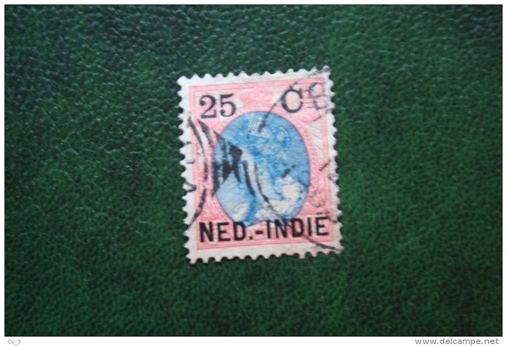 Hulpuitgifte 25 Ct Overprint NVPH 35 1900 Gestempeld / Used NEDERLAND INDIE / DUTCH INDIES - Niederländisch-Indien