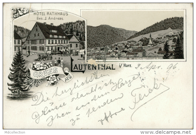 DE LANGELSHEIM / Lautenthal Hotel Rathaus Bes J. Andreas / - Langelsheim