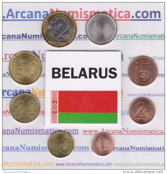 BIELORRUSIA   /  BELARUS   Set  8 Monedas / COINS  2.009  2009  SC/UNCIRCULATED   T-DL-11.862 - Belarus