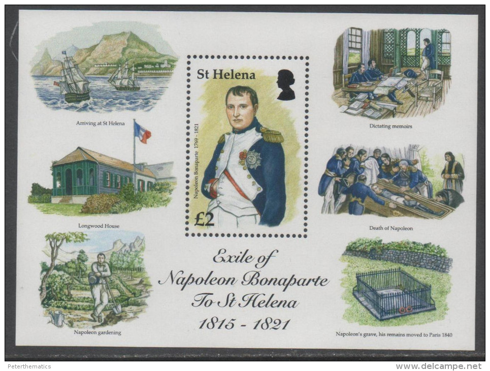 ST. HELENA ,2016, MNH,NAPOLEON,  S/SHEET - Napoleon