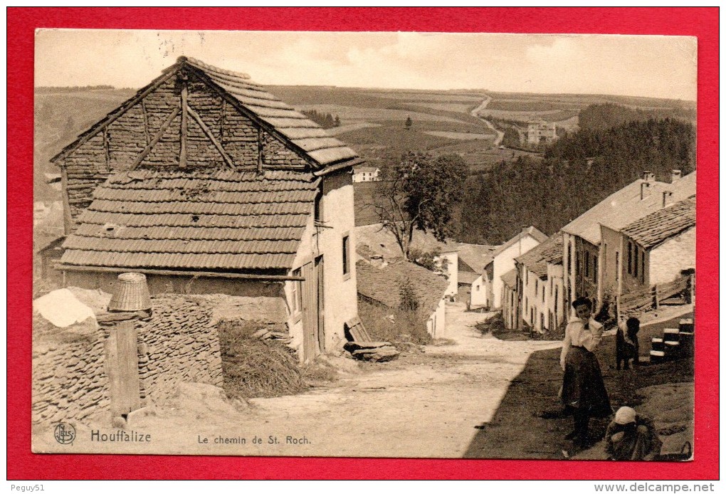 Houffalize. Chemin De Saint Roch. 1912 - Houffalize