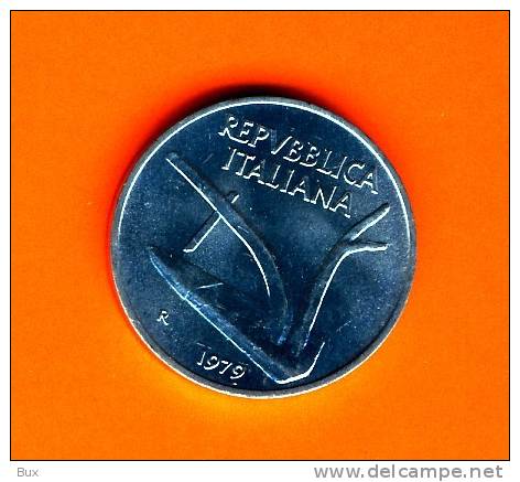 1979  LIRE 10 DA ROTOLINO REPUBBLICA ITALIANA   FDC  Arch Busta - 10 Lire