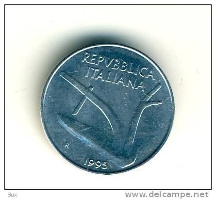 1995 LIRE 10 DA ROTOLINO REPUBBLICA ITALIANA  FDC  CAT  ARCH BUSTA - 10 Lire