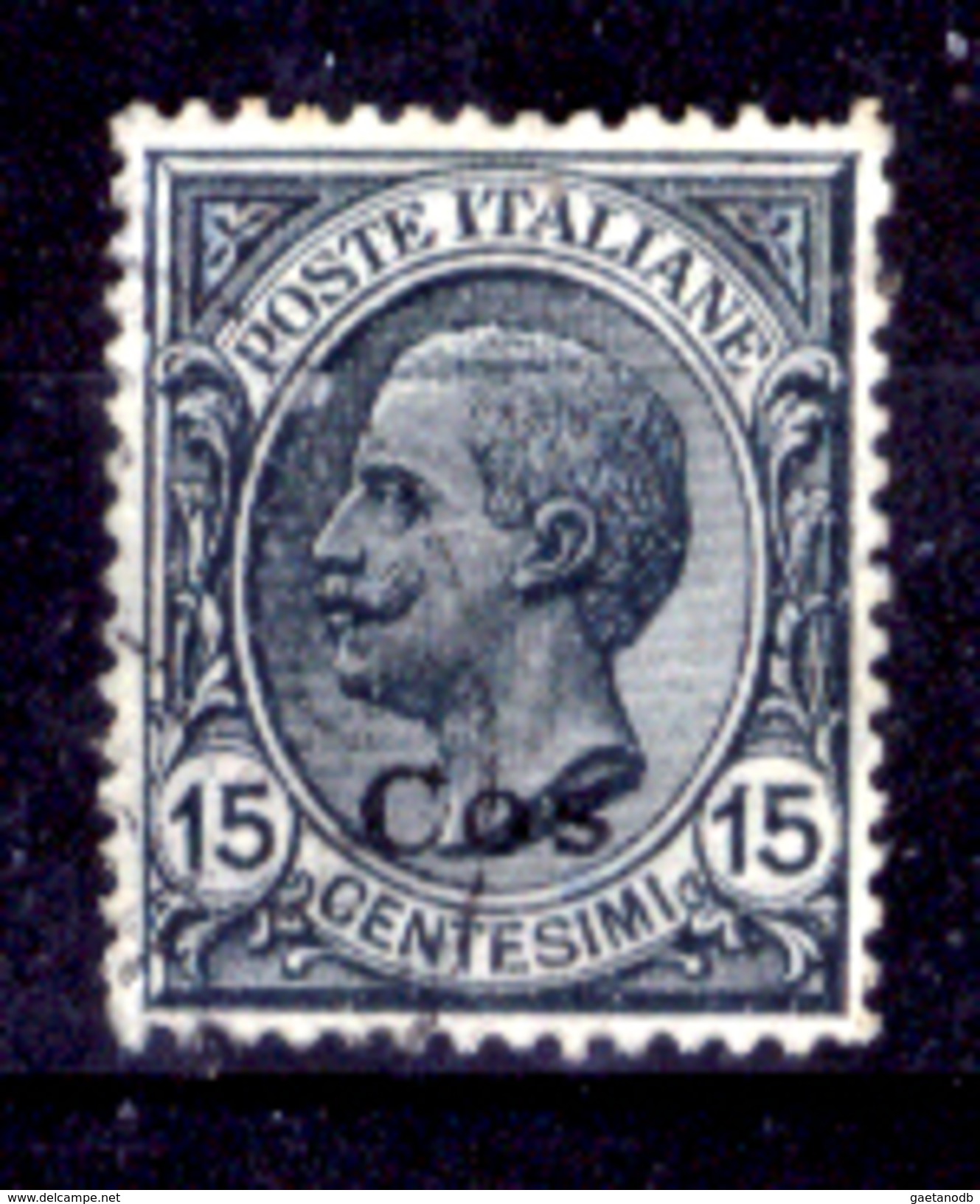 Italia-F01219 - Egeo - Coo 1921-22: Sassone N.  10 (o) Used - Privo Di Difetti Occulti - Aegean (Coo)