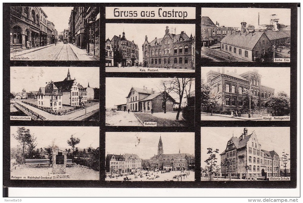 Gruss Aus CASTROP En 1923 - Castrop-Rauxel