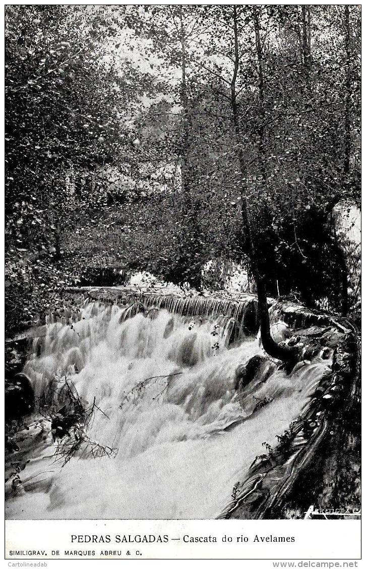 [DC3144] CPA - PORTOGALLO - PEDRAS SALGADAS - CASCATA DO RIO AVELAMES - PERFETTA - Non Viaggiata - Old Postcard - Vila Real