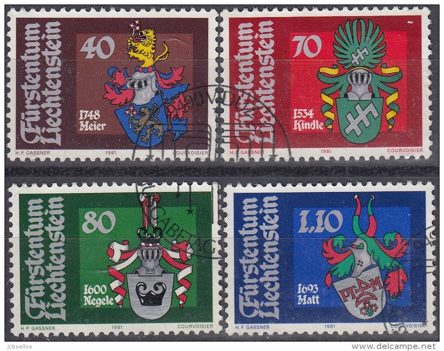 Liechtenstein 1981 Nº 707/10 Usado - Usados