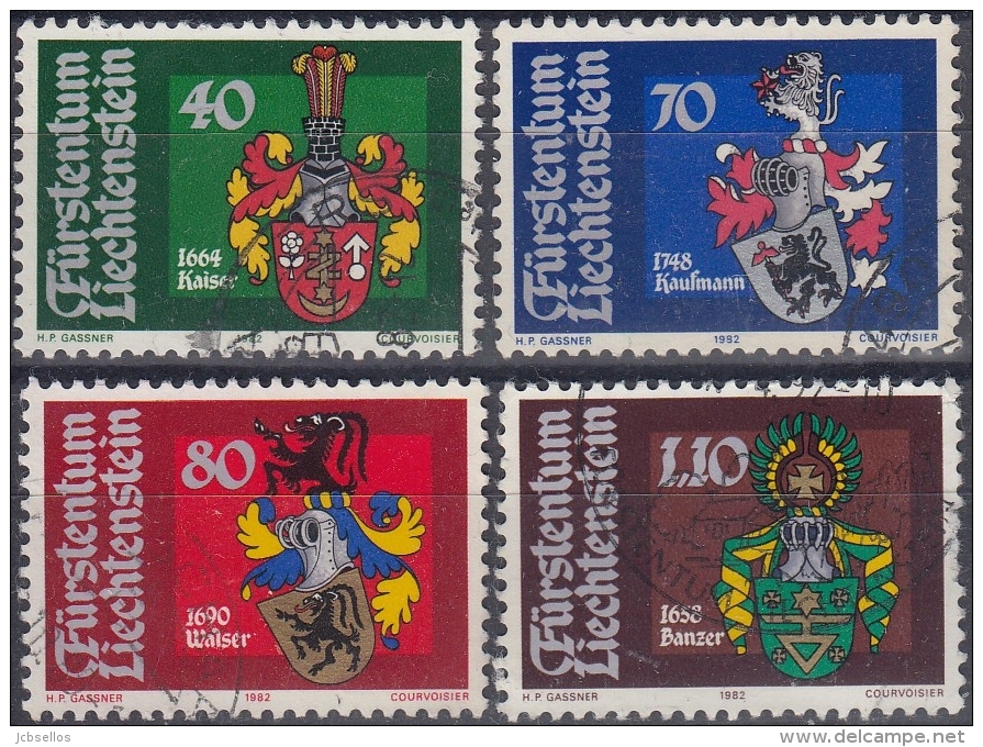 Liechtenstein 1982 Nº 734/37 Usado - Usados