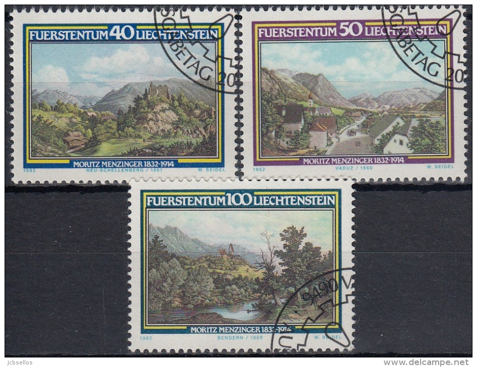 Liechtenstein 1982 Nº 747/49 Usado - Usados