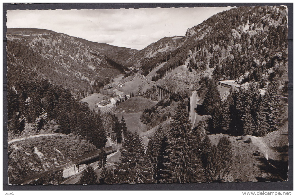 GERMANY , HOLLSTEIG  HOLLENTAL  ,  OLD  POSTCARD - Höllental