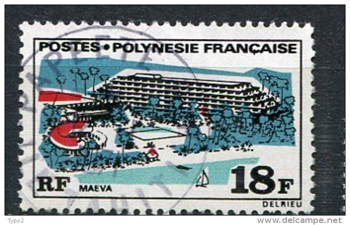 POLYNESIE -  Yv. N° 75   (o)   18f   Edifices  Cote  5 Euro  BE - Oblitérés