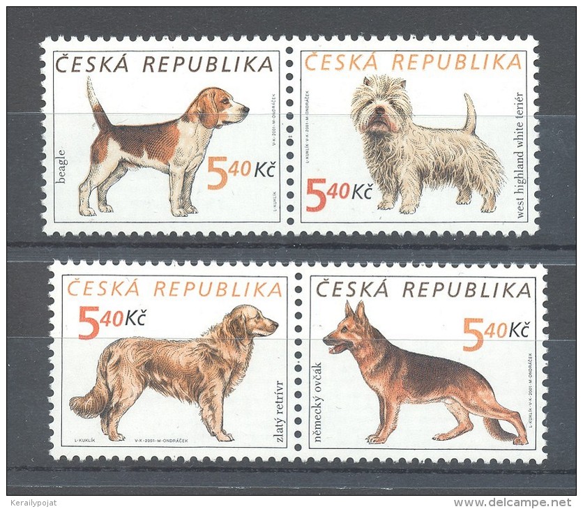 Czech Republic - 2001 Dogs MNH__(TH-8000) - Neufs
