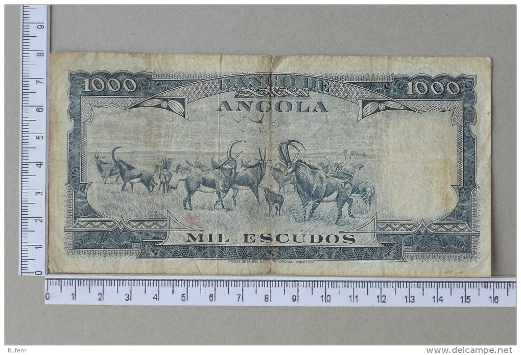 ANGOLA 1000 ESCUDOS 1970      - (Nº15662) - Angola