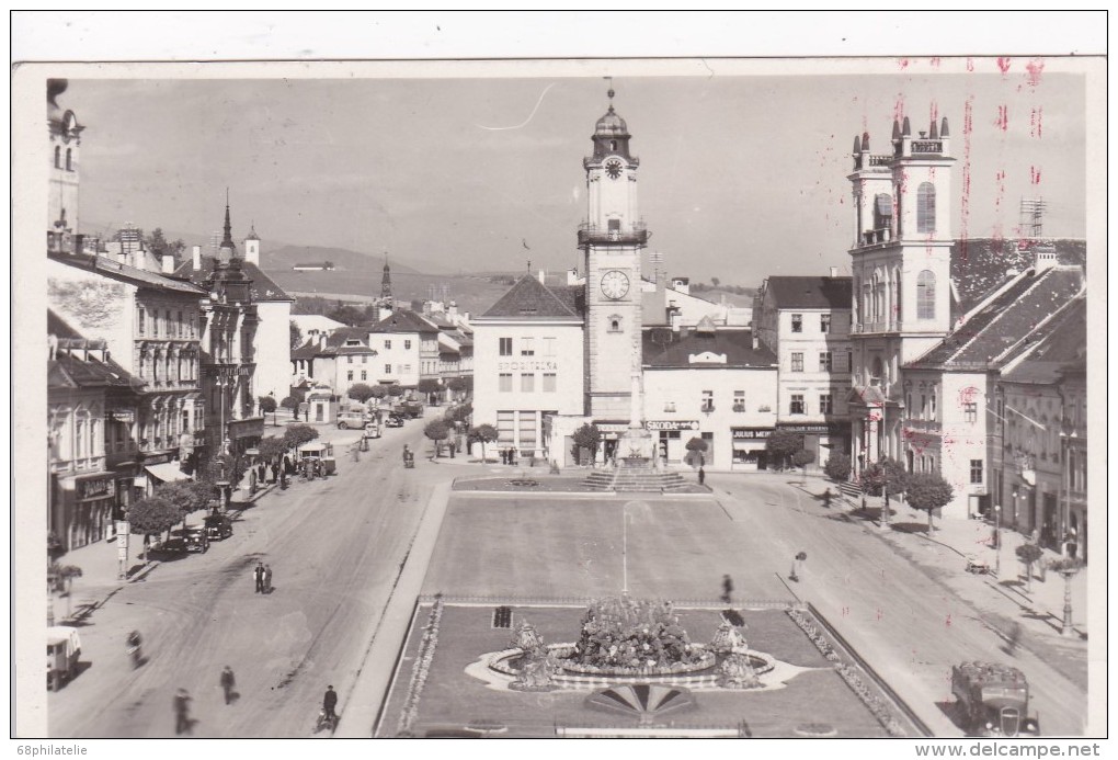 SLOVAQUIE 1943 CARTE POSTALE DE BANSKA CENSUREE  THEME EDELWEISS - Cartas & Documentos