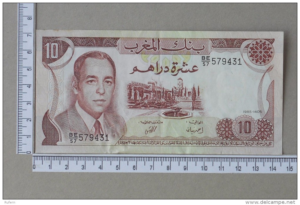 MOROCCO 10 DIRHAMS 1985      - (Nº15689) - Maroc