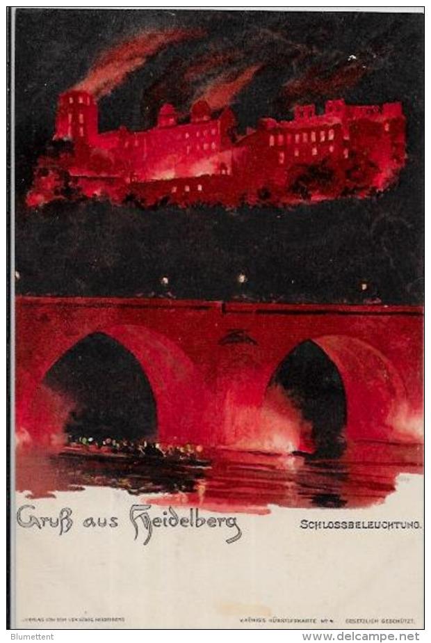 CPA GRUSS Allemagne Germanie Non Circulé Heidelberg - Autres & Non Classés