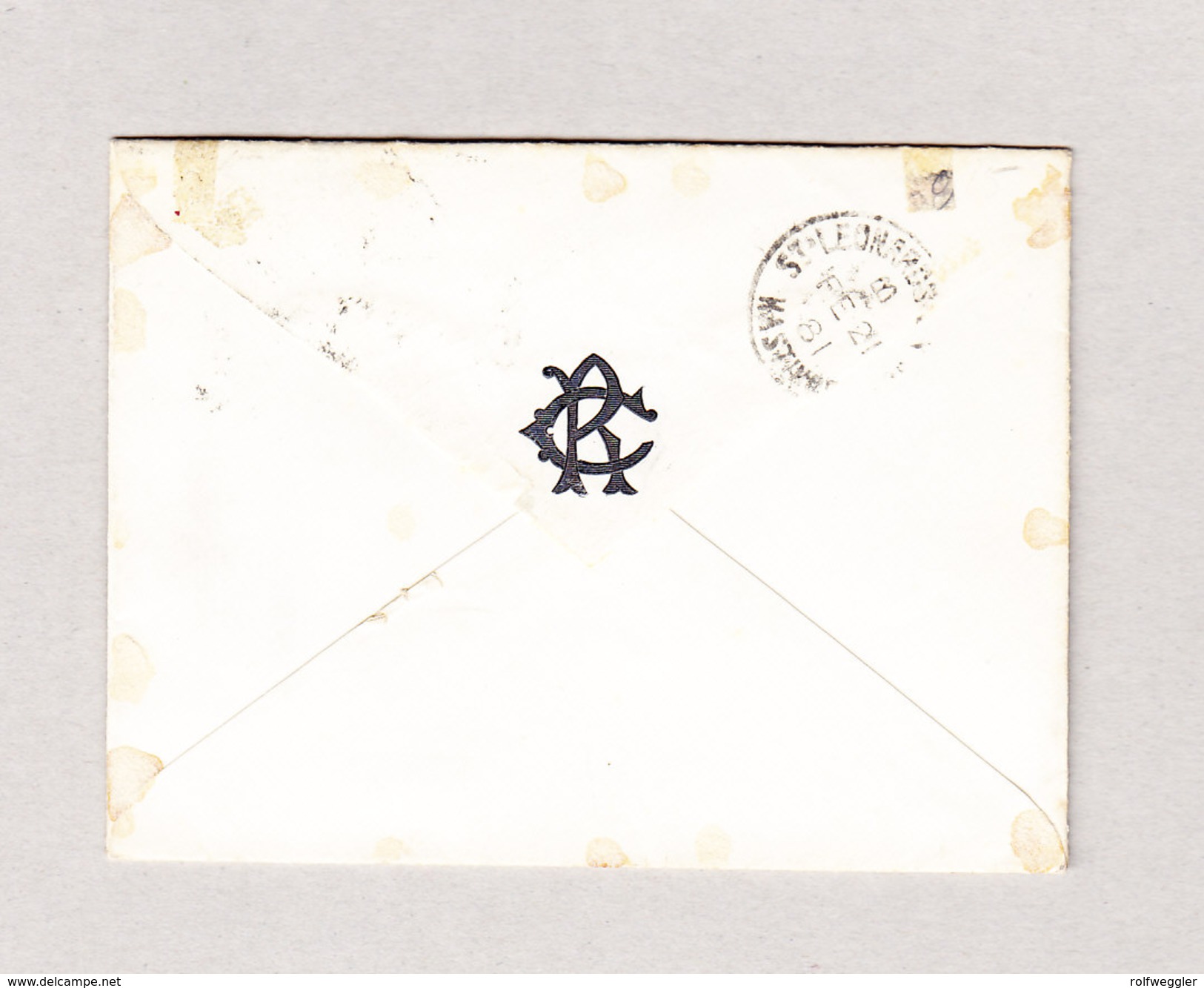 GB 1861 PADDINGTON 21.2.1881 Mit 1 Penny Brief Nach St Leonards A/sea - Lettres & Documents
