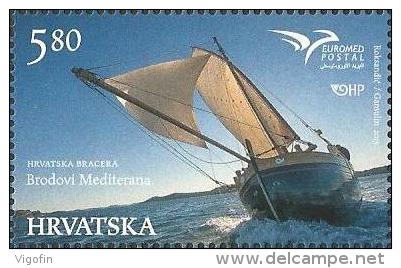 HR 2015-1196 EUROMED, HRVATSKA-CROATIA, 1 X 1v, MNH - Gemeinschaftsausgaben