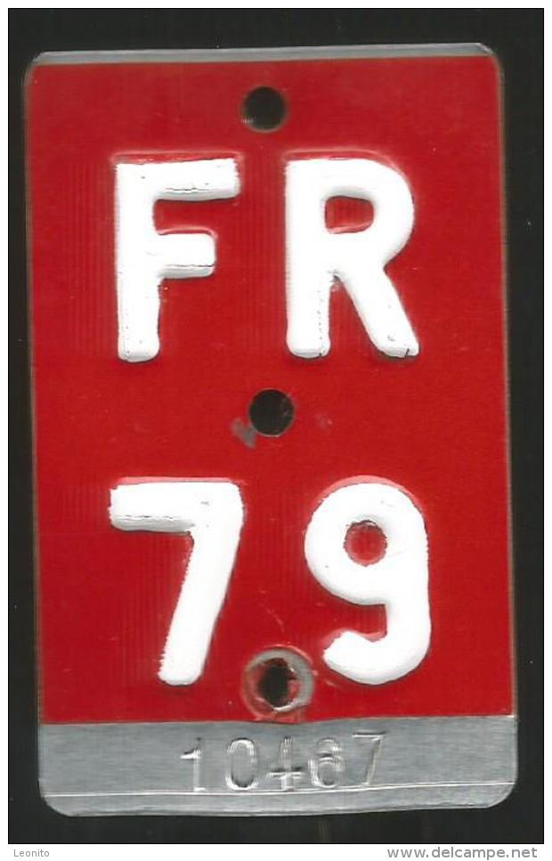 Velonummer Fribourg FR 79 - Number Plates