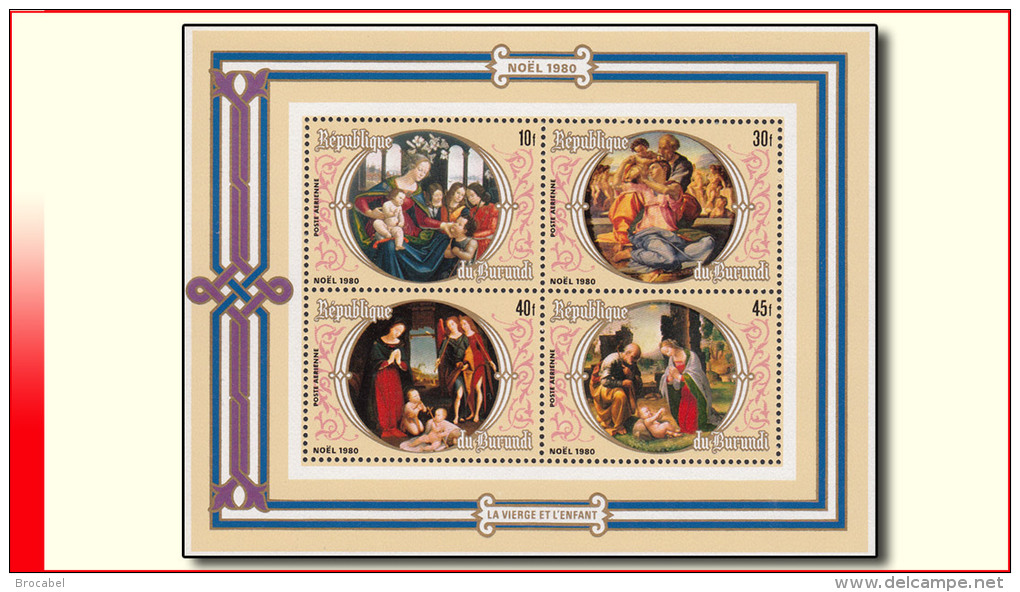 Burundi BL 0112** Noel I MNH - Neufs