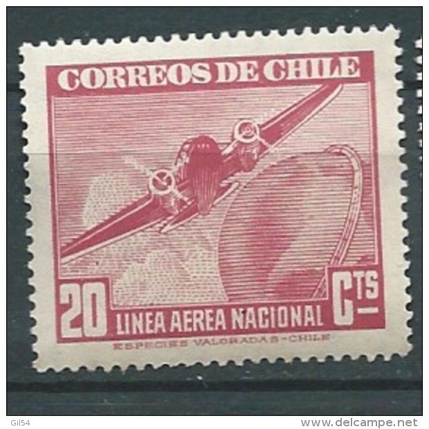 Chili Poste Aérienne - Yvert N°54*  - Abc7805 - Chili