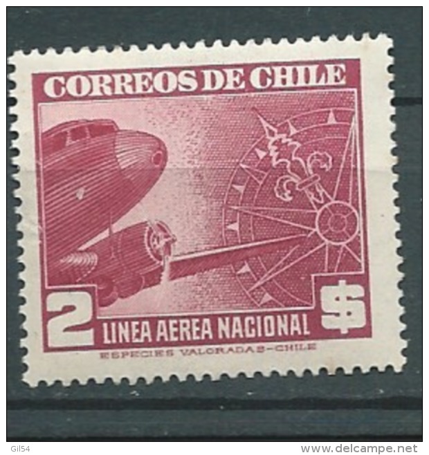 Chili Poste Aérienne - Yvert N°63*  - Abc7806 - Chile