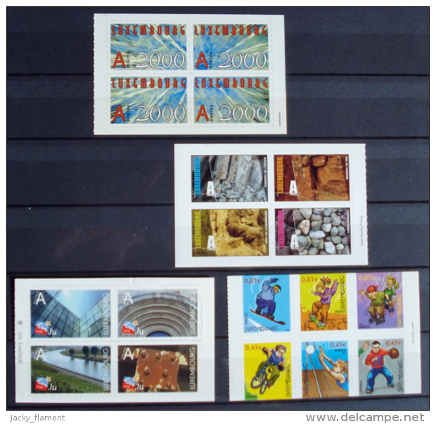 Luxembourg - collection 1977 à 2006 + quelques séries et timbres antérieurs