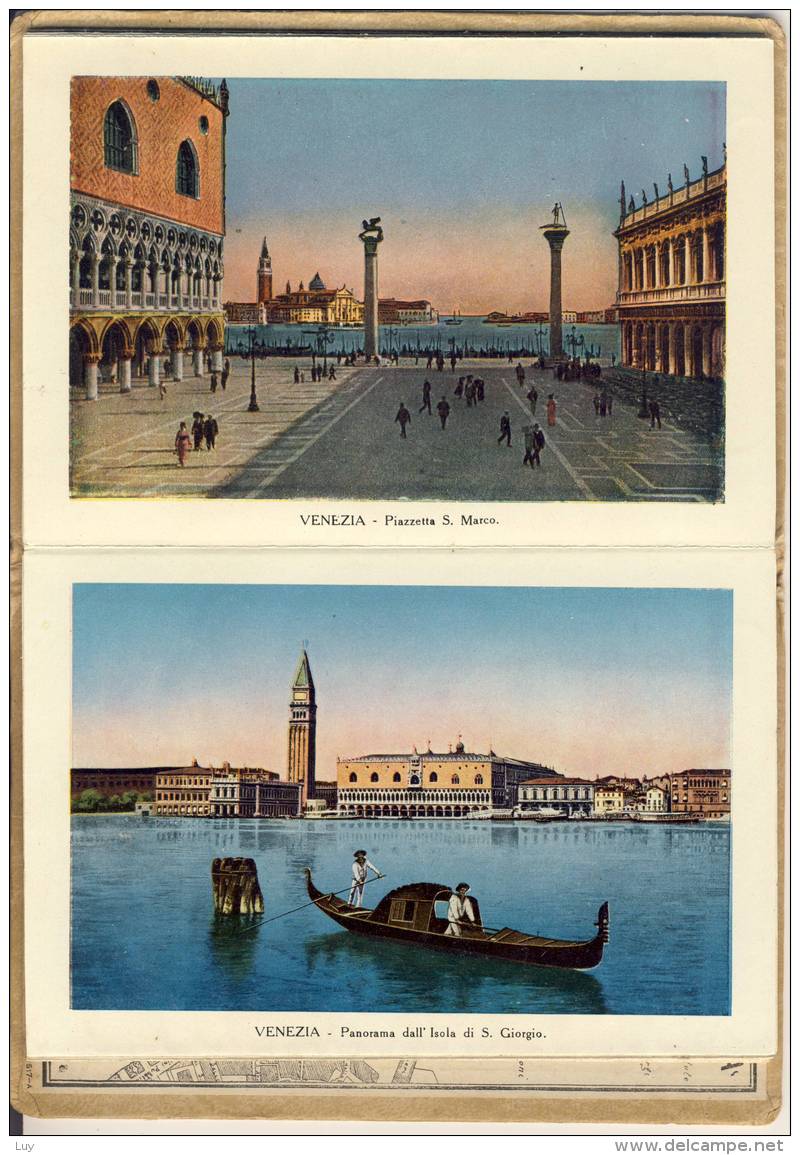 VENEZIA - Album, Carnet - Panorama ( 64 x 14 cm ) + 26 diversi punti di vista,