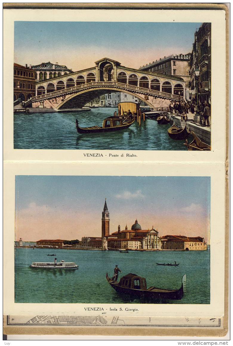 VENEZIA - Album, Carnet - Panorama ( 64 x 14 cm ) + 26 diversi punti di vista,