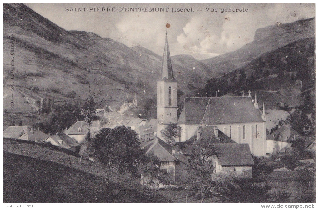 SAINT PIERRE D'ENTREMONT  VUE GENERALE (dil143) - Saint-Pierre-d'Entremont