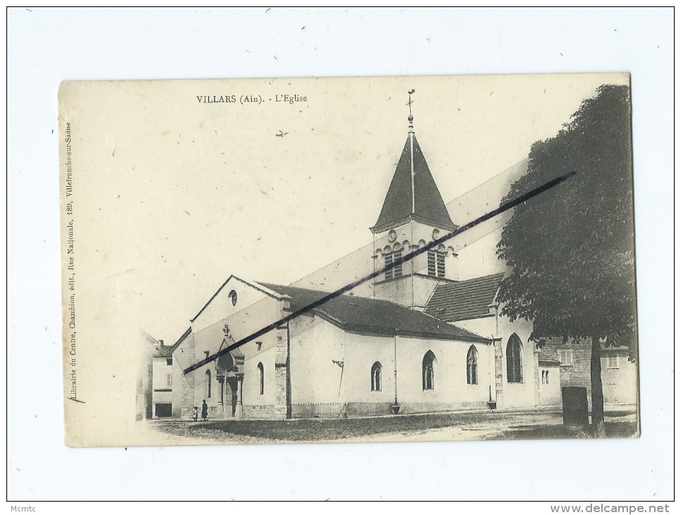 CPA - Villars  - L´église - Villars-les-Dombes