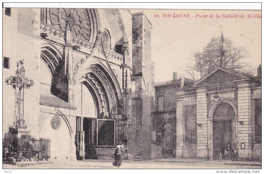 Petit lot de 31 cartes postales anciennes CPA TOULOUSE toutes scannées