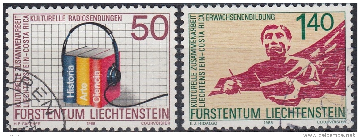 Liechtenstein 1988 Nº 886/87 Usado - Usados