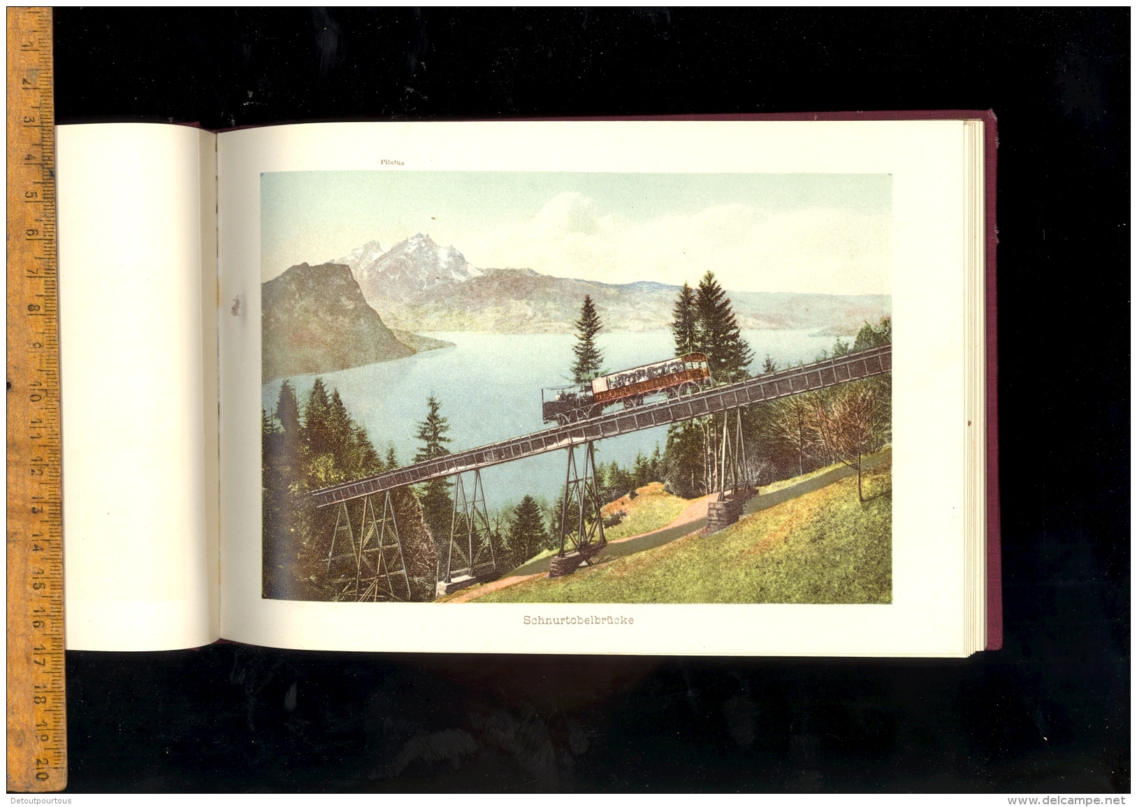 Album von Vierwaldstaettersee Souvenir du lac des quatre cantons Luzern Weggie Vitznau Rigi Beckenried Gersau Treib ...