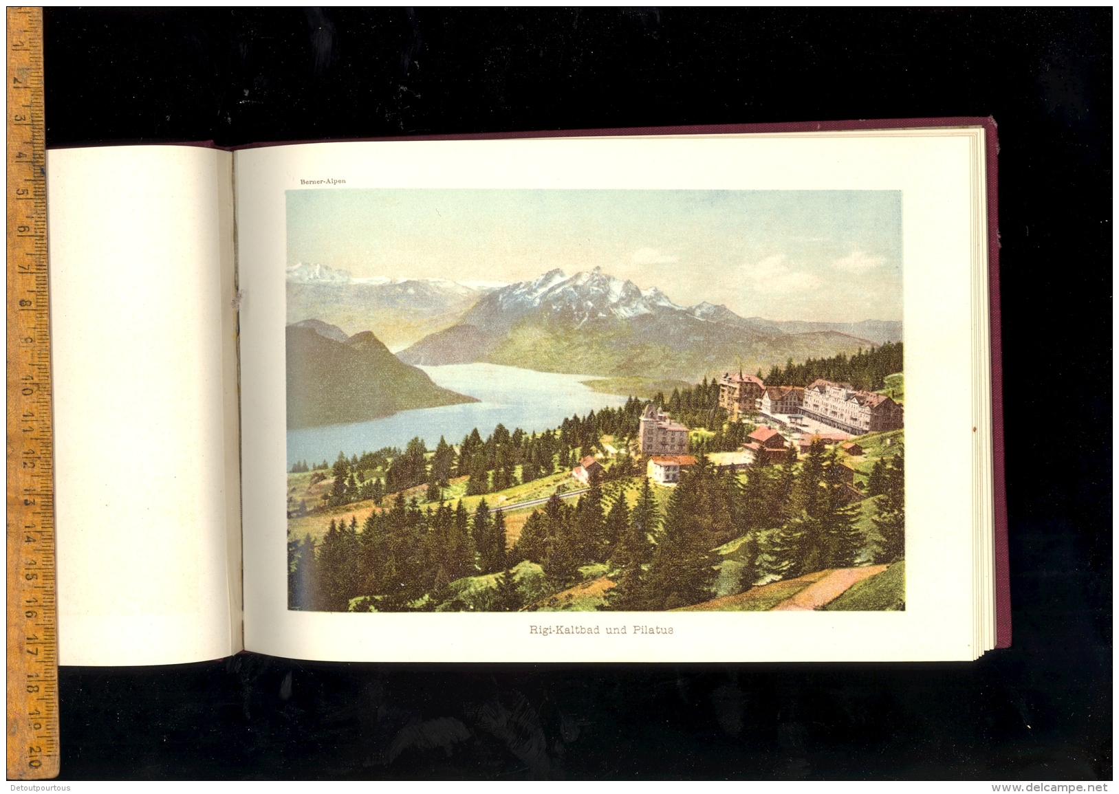 Album von Vierwaldstaettersee Souvenir du lac des quatre cantons Luzern Weggie Vitznau Rigi Beckenried Gersau Treib ...