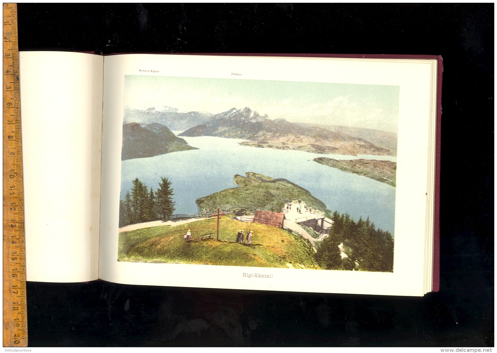 Album von Vierwaldstaettersee Souvenir du lac des quatre cantons Luzern Weggie Vitznau Rigi Beckenried Gersau Treib ...