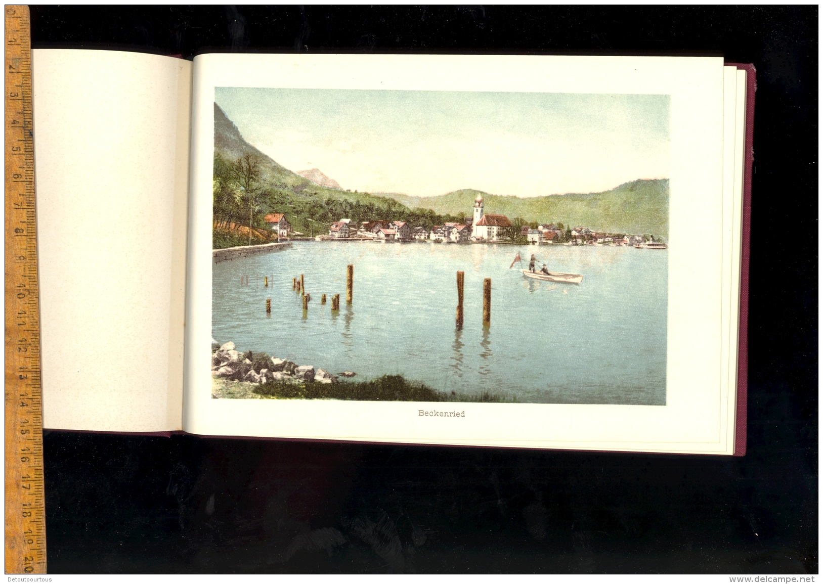 Album von Vierwaldstaettersee Souvenir du lac des quatre cantons Luzern Weggie Vitznau Rigi Beckenried Gersau Treib ...