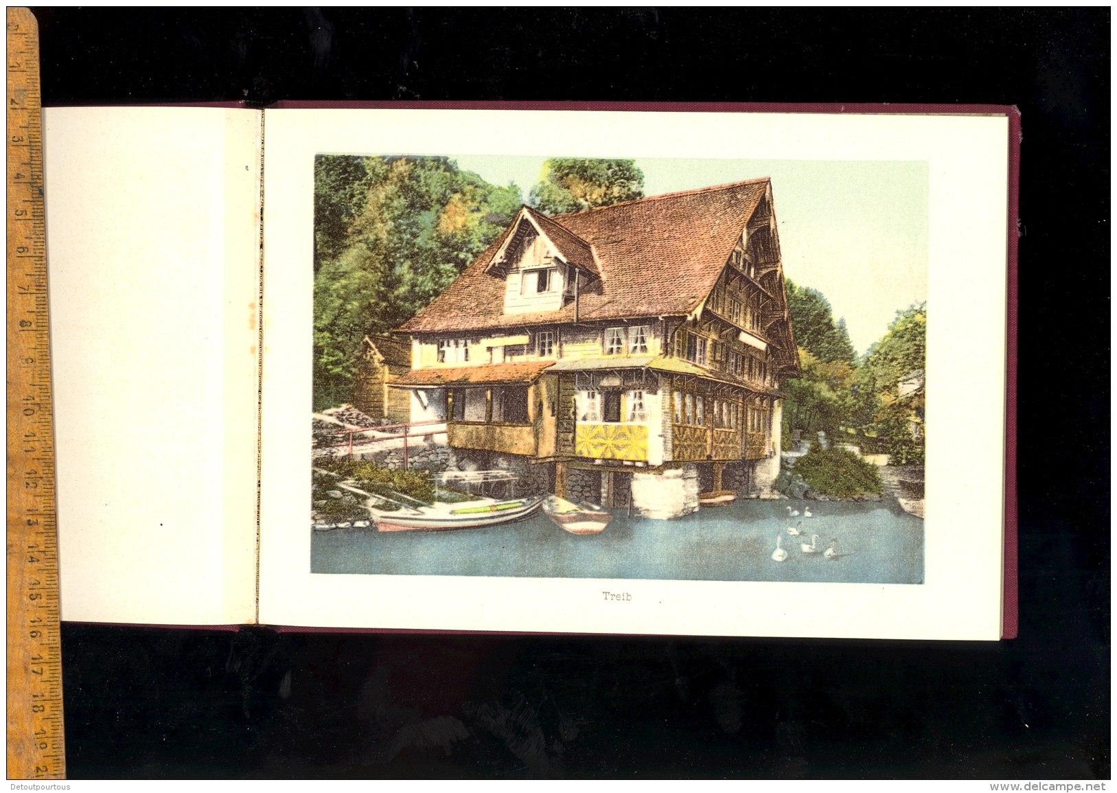 Album von Vierwaldstaettersee Souvenir du lac des quatre cantons Luzern Weggie Vitznau Rigi Beckenried Gersau Treib ...