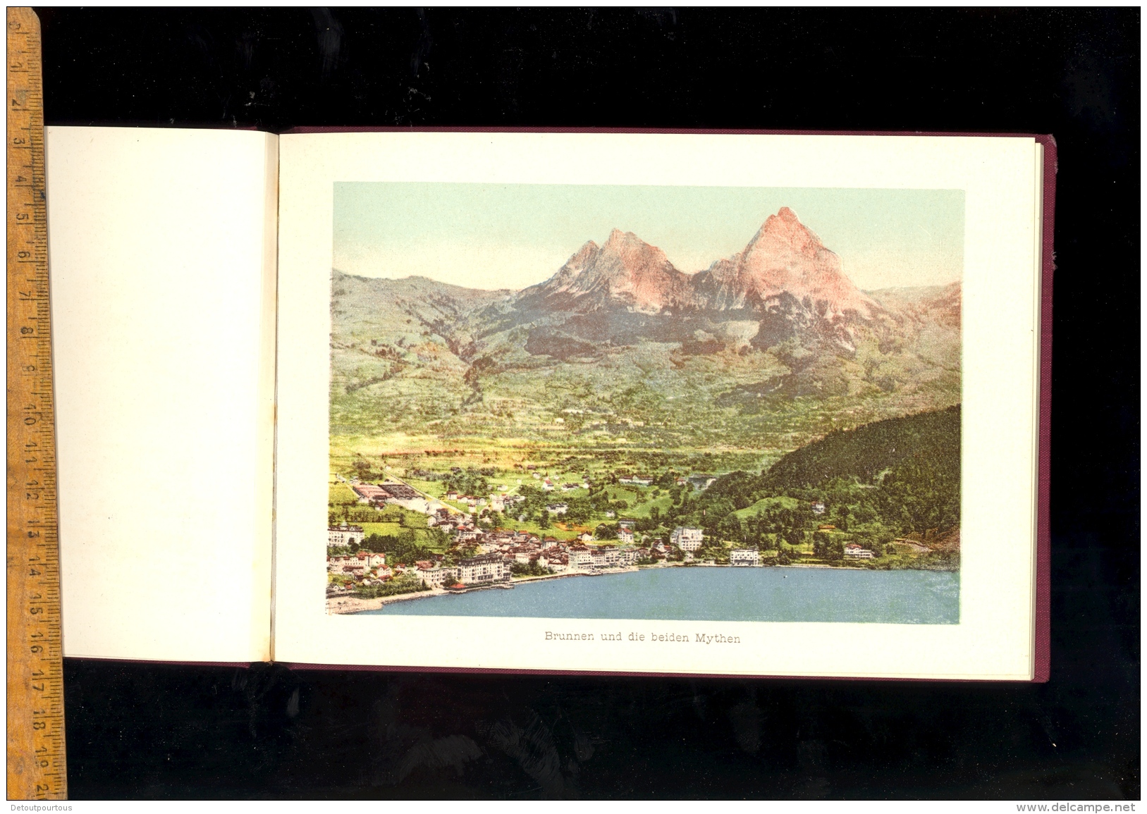 Album von Vierwaldstaettersee Souvenir du lac des quatre cantons Luzern Weggie Vitznau Rigi Beckenried Gersau Treib ...