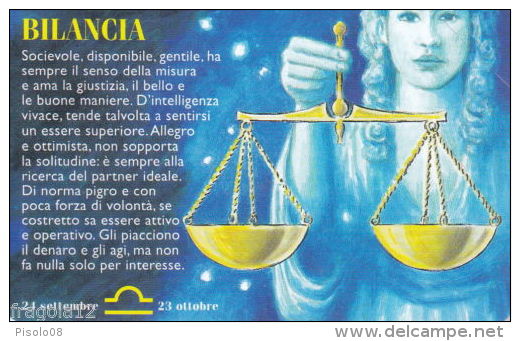 SAN MARINO SCHEDA TELEFONICA  ZODIACO BILANCIA - San Marino