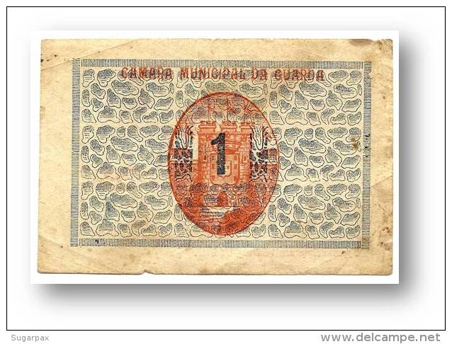 GUARDA - Cédula 1 Centavo - Série B - A. Portas - M. A. 1073 - Portugal Emergency Paper Money Notgeld - Portugal