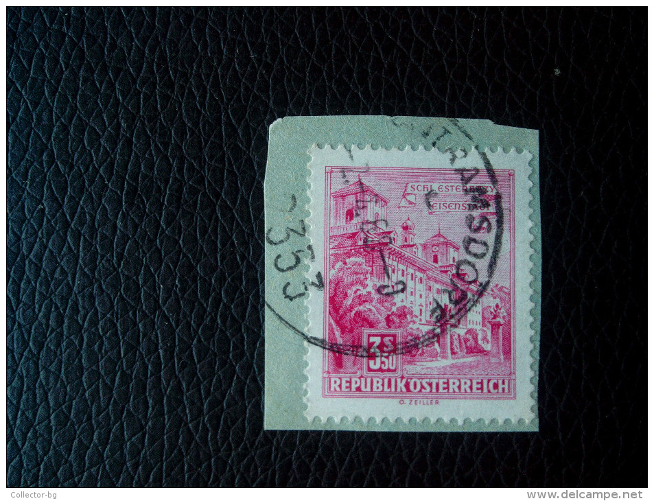 RARE 3.50 G AUSTRIA RARE OSTERREICH LETTRE STAMP ON PAPER COVER USED SEAL - Covers & Documents