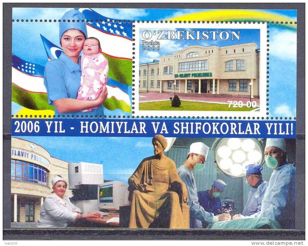 2006.  Uzbekistan, Medicine, S/s,  Mint/** - Uzbekistan