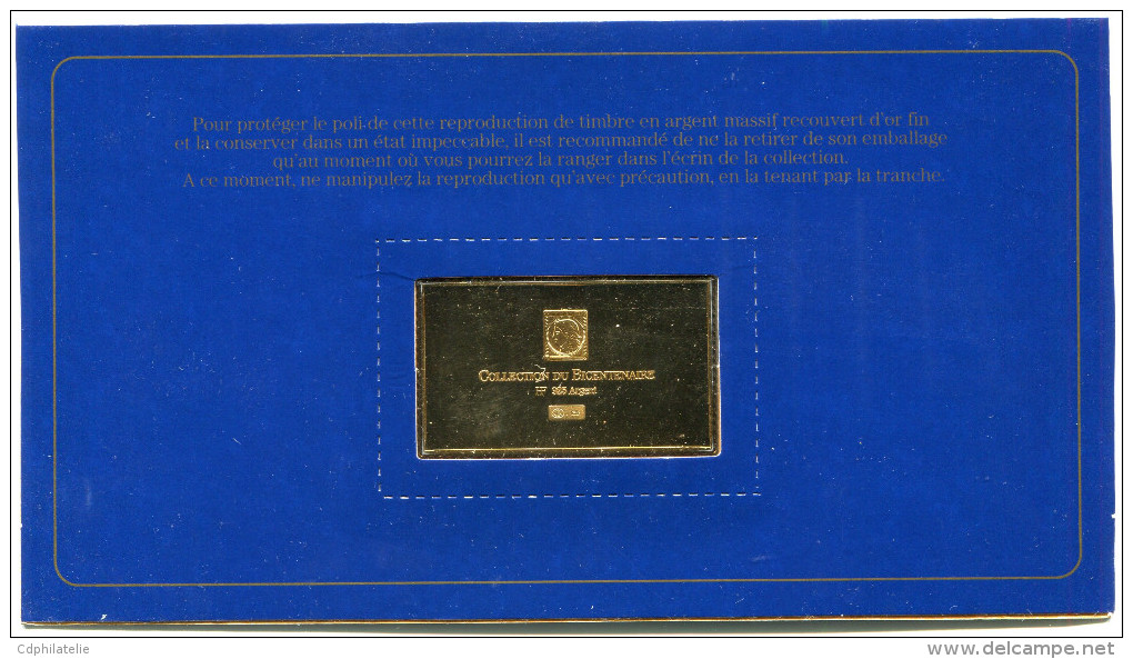 FRANCE 25 ème TIMBRE DE LA COLLECTION DU BICENTENAIRE LE N°2560 FOLON BICENTENAIRE DE LA REVOLUTION - Franz. Revolution