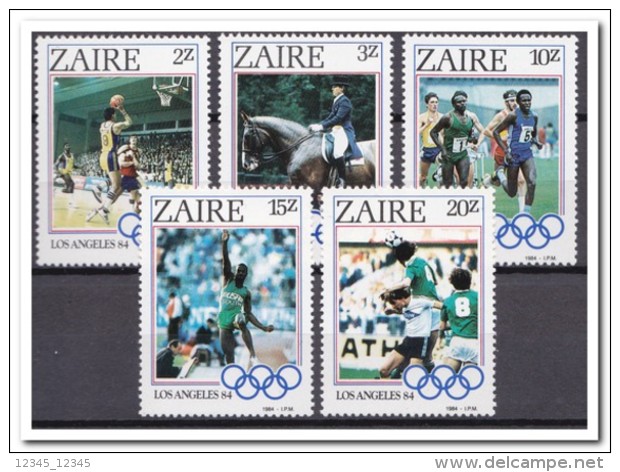 Zaïre 1984, Postfris MNH, Olympics - Ongebruikt