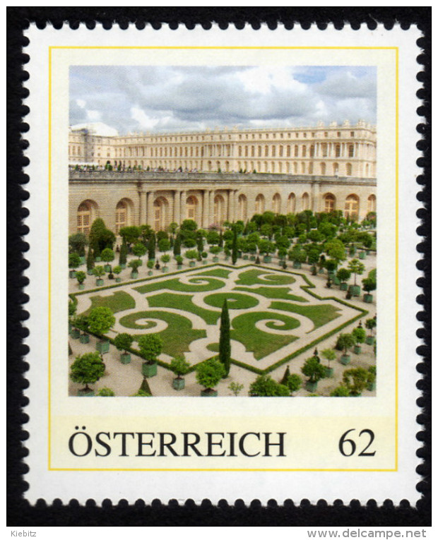 ÖSTERREICH 2014 ** Schloß Versailles, Barockpalast V.König Ludwig XIV.Sonnenkönig - PM Personalisierte Marke - MNH - Personalisierte Briefmarken